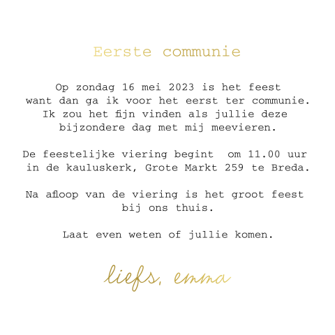 Kaart binnenkant