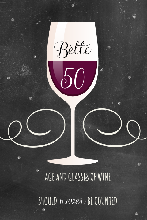 High wine uitnodiging 50 jaar
