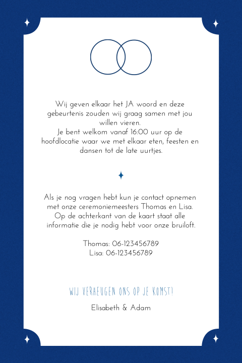 Kaart binnenkant