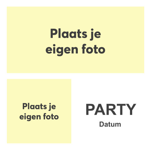 Fotokaart met fotokader voor je eigen foto's