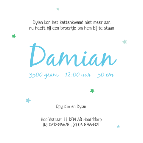 Kaart binnenkant