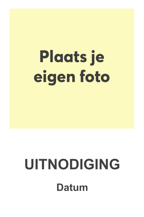 Zelf staande fotokaart maken