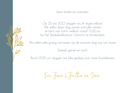 Kaart binnenkant