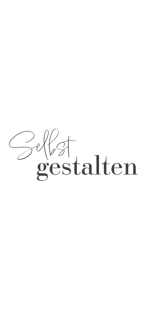 Schräge Tischnummer für die Hochzeit im Hochformat fürs eigene Design