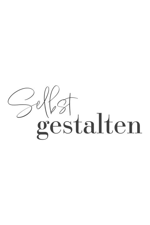 Tischnummer für die Hochzeitsfeier im Hochformat für das eigene Design