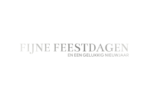 Zilverfolie kerstkaart om zelf te ontwerpen - liggend