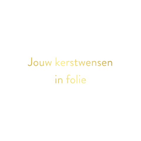 Dubbelgevouwen vierkant kerstkaart met folie zelf maken
