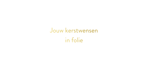 Dubbel panorama kerstkaart in folie zelf maken