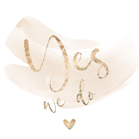 Hippe sticker met tekst in goudkleur en watercolor - per vel van 25 stickers