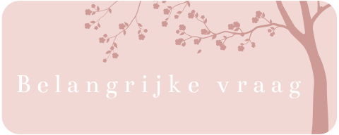 Roze sticker met bloesemtakken