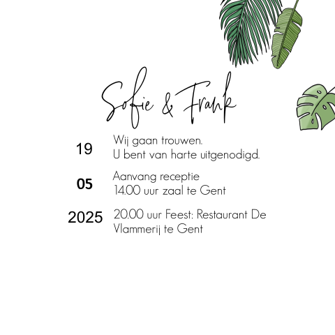 Kaart binnenkant