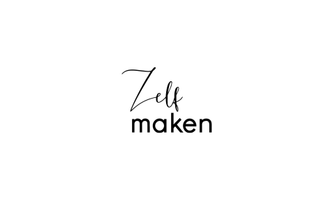 Sticker communie liggend zelf ontwerpen - 4 stuks per vel