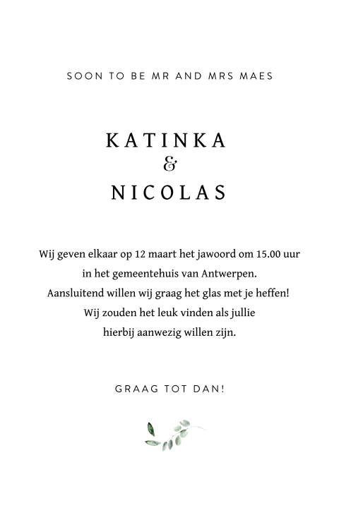 Kaart binnenkant