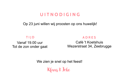 Kaart binnenkant