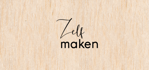 Trouwkaart panorama zelf ontwerpen in echt houten