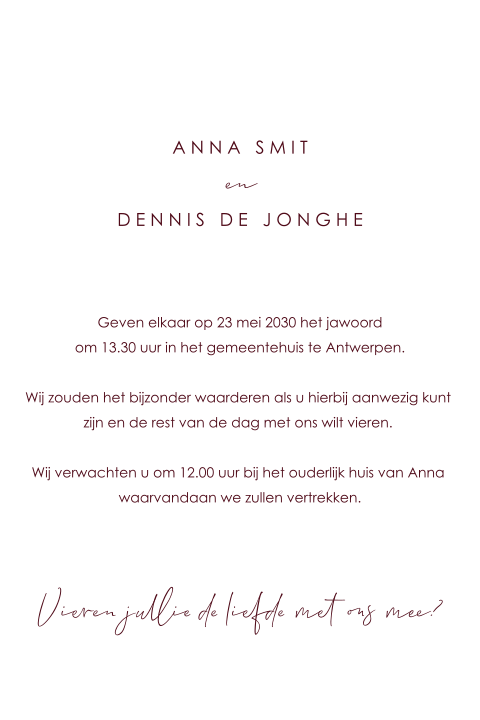 Kaart binnenkant