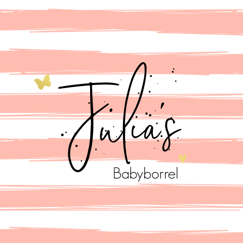 Schattige babyborrel uitnodiging met goudfolie vlinders
