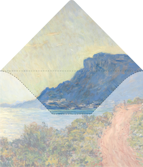 Envelop inlay 12x18 Claude Monet