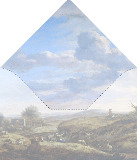Envelopinlay 12x18 Adriaen van de Velde