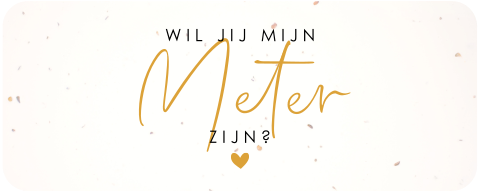 Unieke, minimalistische sticker met kleine vlekjes en een hartje