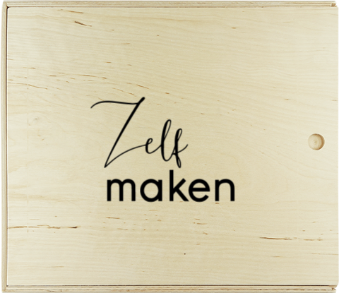 Houten presentatie doos om zelf te ontwerpen