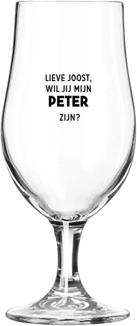 Bierglas peter vragen dikke tekst