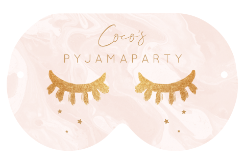 Originelle Einladung zur Pyjamaparty