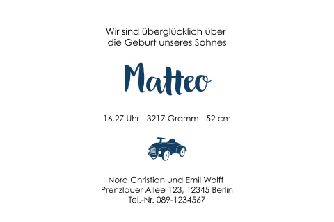 Karteninnenseite