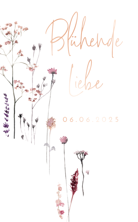 Pflanzenstecker zur Danksagung "Bohemian Flowers"