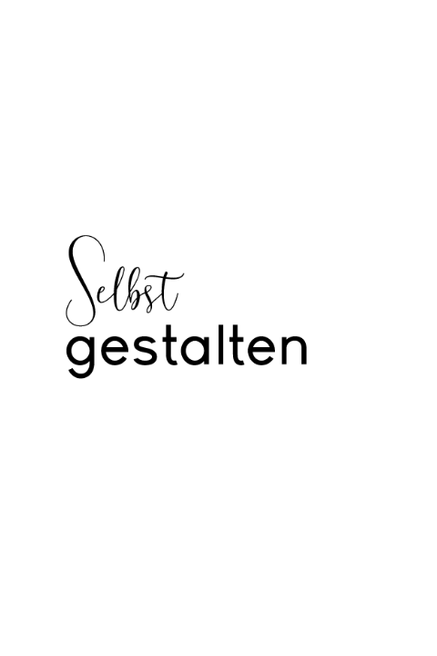Trauer-Danksagungskarte im Hochformat