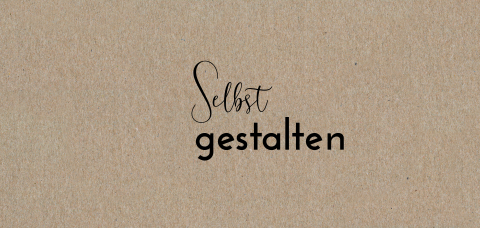 Doppelte Panorama-Kommunionskarte Kraft-Look, selbst gestalten