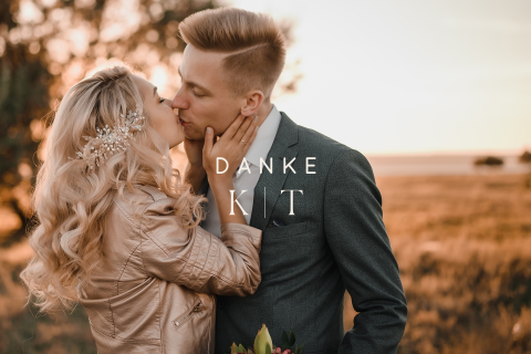 Dankeskarte mit ganzseitigem Foto