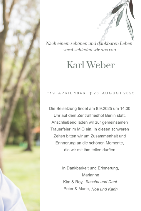 Karteninnenseite