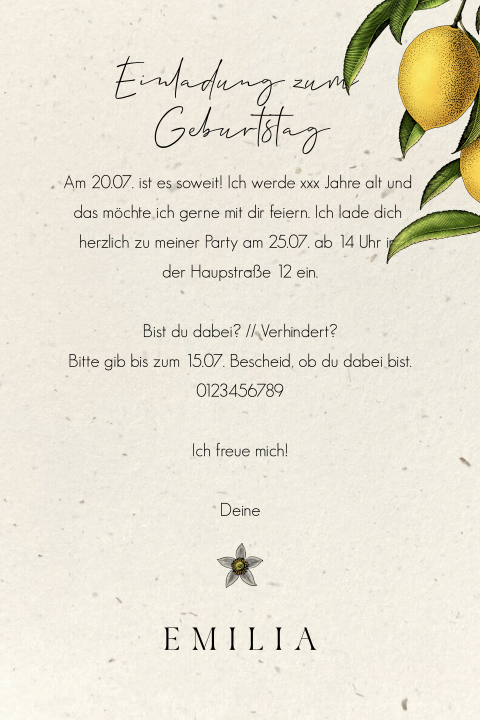 Karteninnenseite