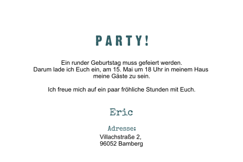 Karteninnenseite