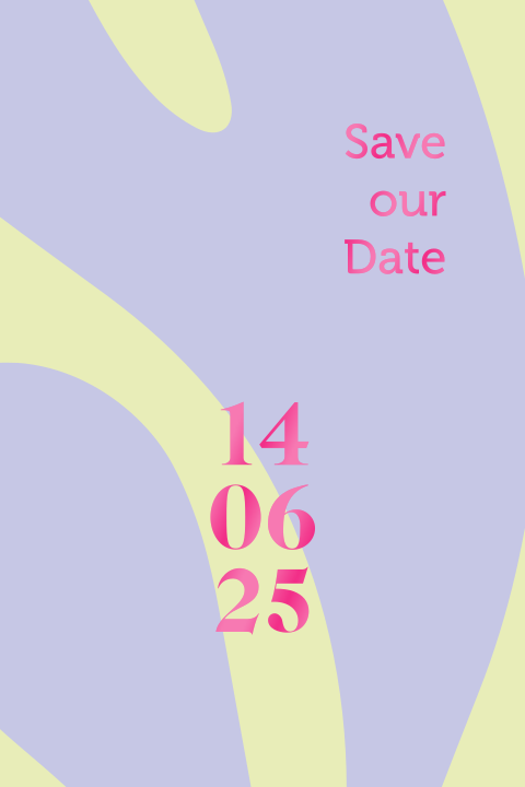 Save the Date Moderne Formen