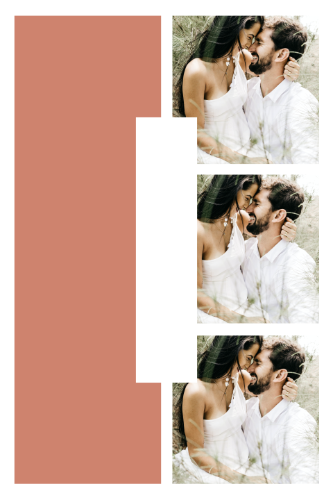 Hochzeit Dankeskarte 3 Fotos