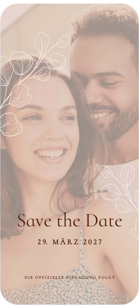 Save the Date Karten Hochzeit Digital* - mit Foto