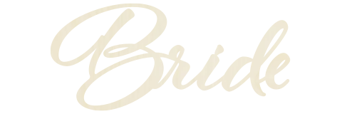 Klassische Stuhldeko für die Hochzeit aus Holz Bride