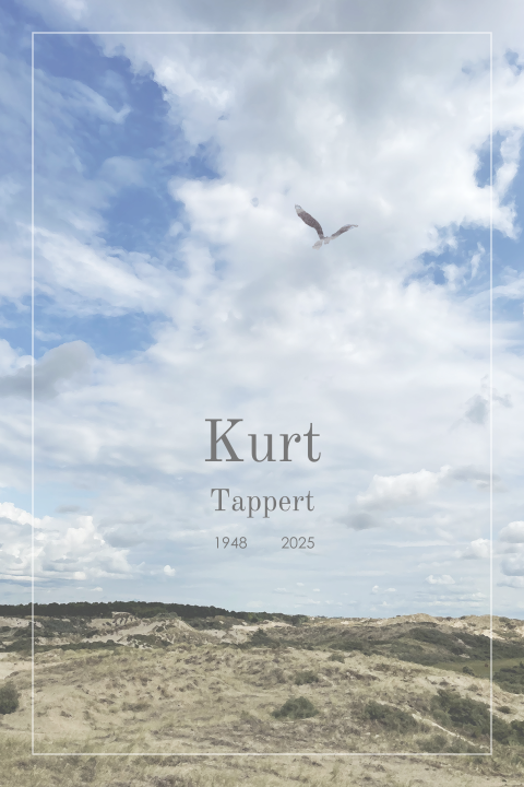 Trauerkarte "Dünen und Himmel"