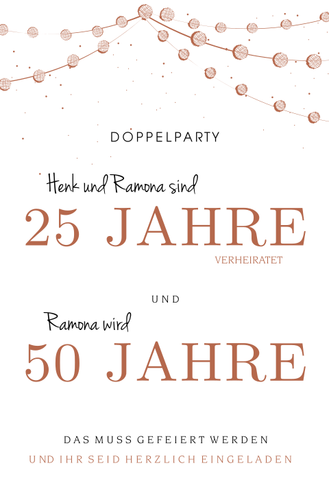Einladung zur Doppelparty im Terracottaton