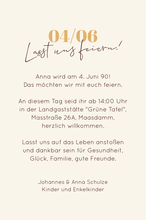 Karteninnenseite