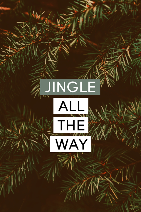 Einladung zur Weihnachtsfeier mit Weihnachtszweigen