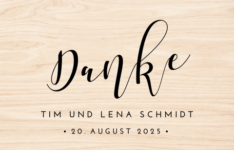 Kartenbox Danke