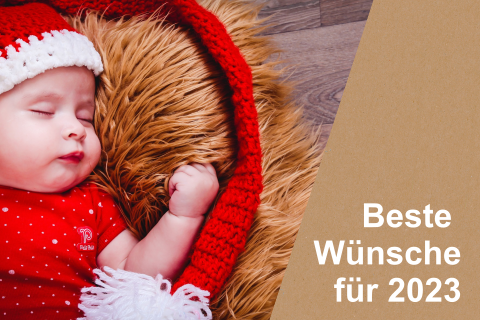 Weihnachtskarte mit eigenem Foto und Kraftpapierlook-Streifen
