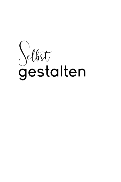 Hochformat einfach - Danksagungskarte zum Geburtstag