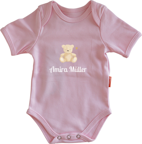 Niedlicher Body mit Namen und Bärchen
