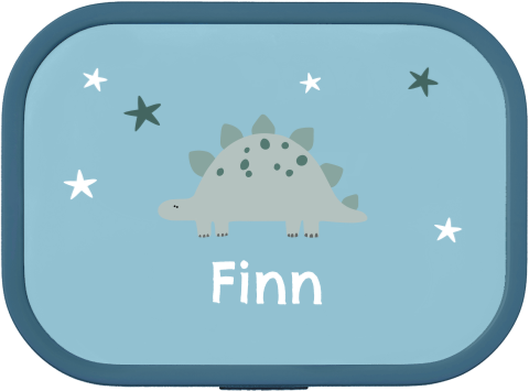 Personalisierte Mepal Lunchbox Campus mit Dinosaurier-Motiv und Namen