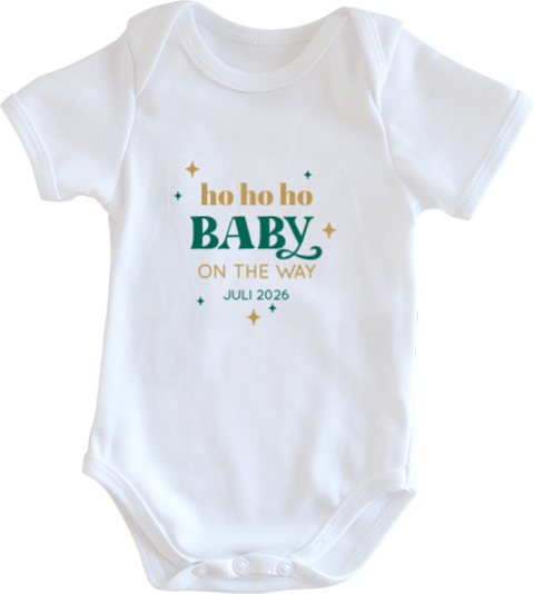 Baby Body ho ho ho baby on the way Schwangerschaft verkünden