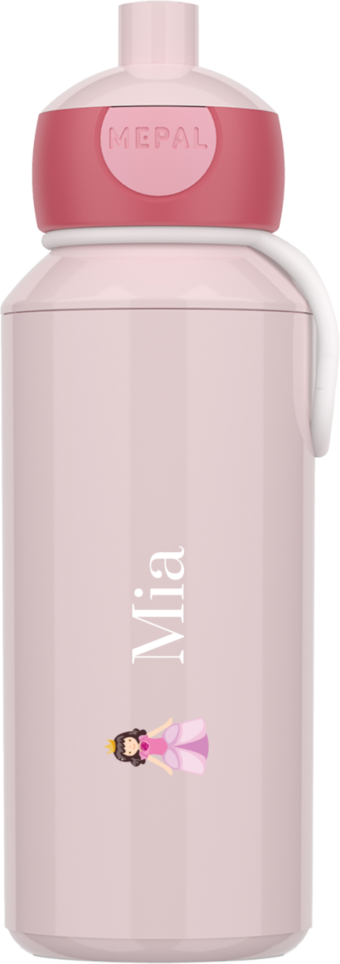 Mepal Pop Up Trinkflasche mit Name und Prinzessin